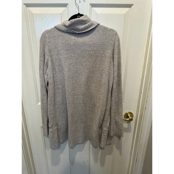 Barefoot Dreams Women's Gray CozyChic Lite Circle Cardigan Sweater Size Large - Picture 7 of 7